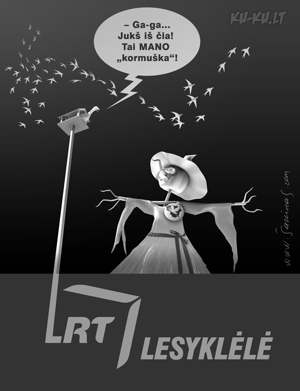 Jakštas Šarūnas. Karikatūra - LRT lesyklėlė